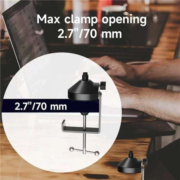 Mic Arm - Studio Boom Arm Mic Stand with Premium Anti-Pinch Covers